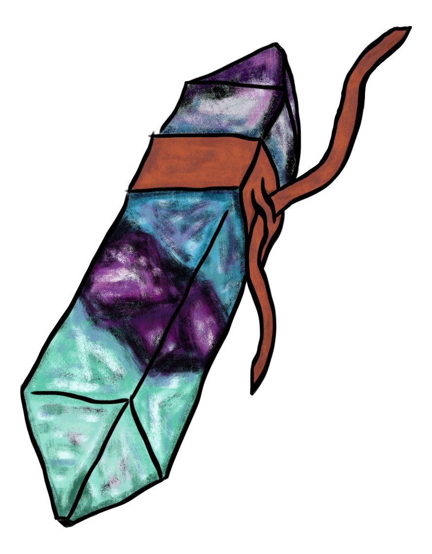 felis_blue's tweet photo. My Triton warlock Ash received this arcane focus crystal from their Fathomless patron.

First time digital drawing, done on a Macbook touchpad. I'm pretty pleased with how it turned out. https://t.co/66x5rsjp4D