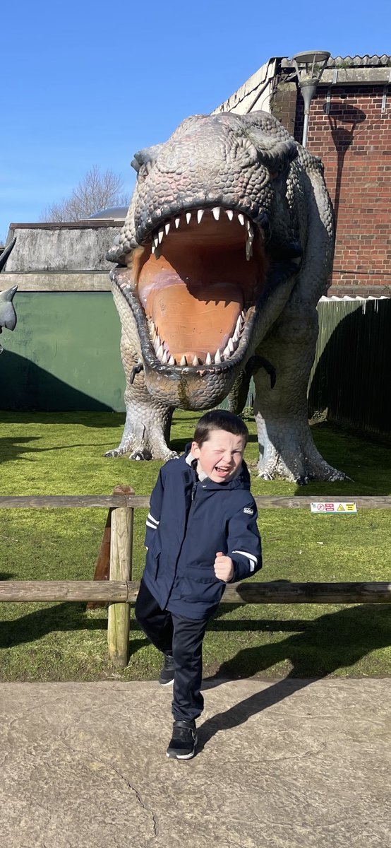 rhiannon_rachel's tweet photo. Had a brilliant day @BlackpoolZoo yesterday, I think the dinosaurs were a firm favourite with the boys! #malvernprimary #HalfTerm https://t.co/Fj9jHXVAg1
