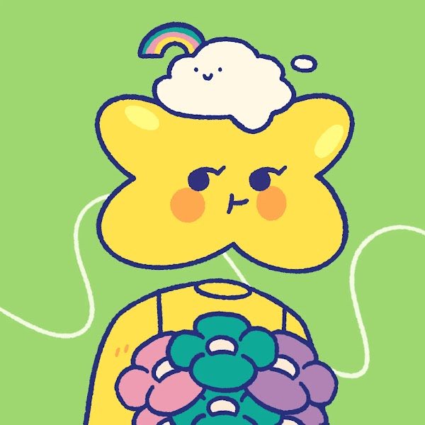 Just got myself a <a href="/StarcatchersNFT/">Starcatchers</a> cuz this one reminded me of a Star Flowty wearing a Lumpy Flowty on its head. Also it’s cuteness on steroids. <a href="/FlowtysNFT/">Flowtys 🎩 The Aging NFTs</a> 

☁️
⭐️