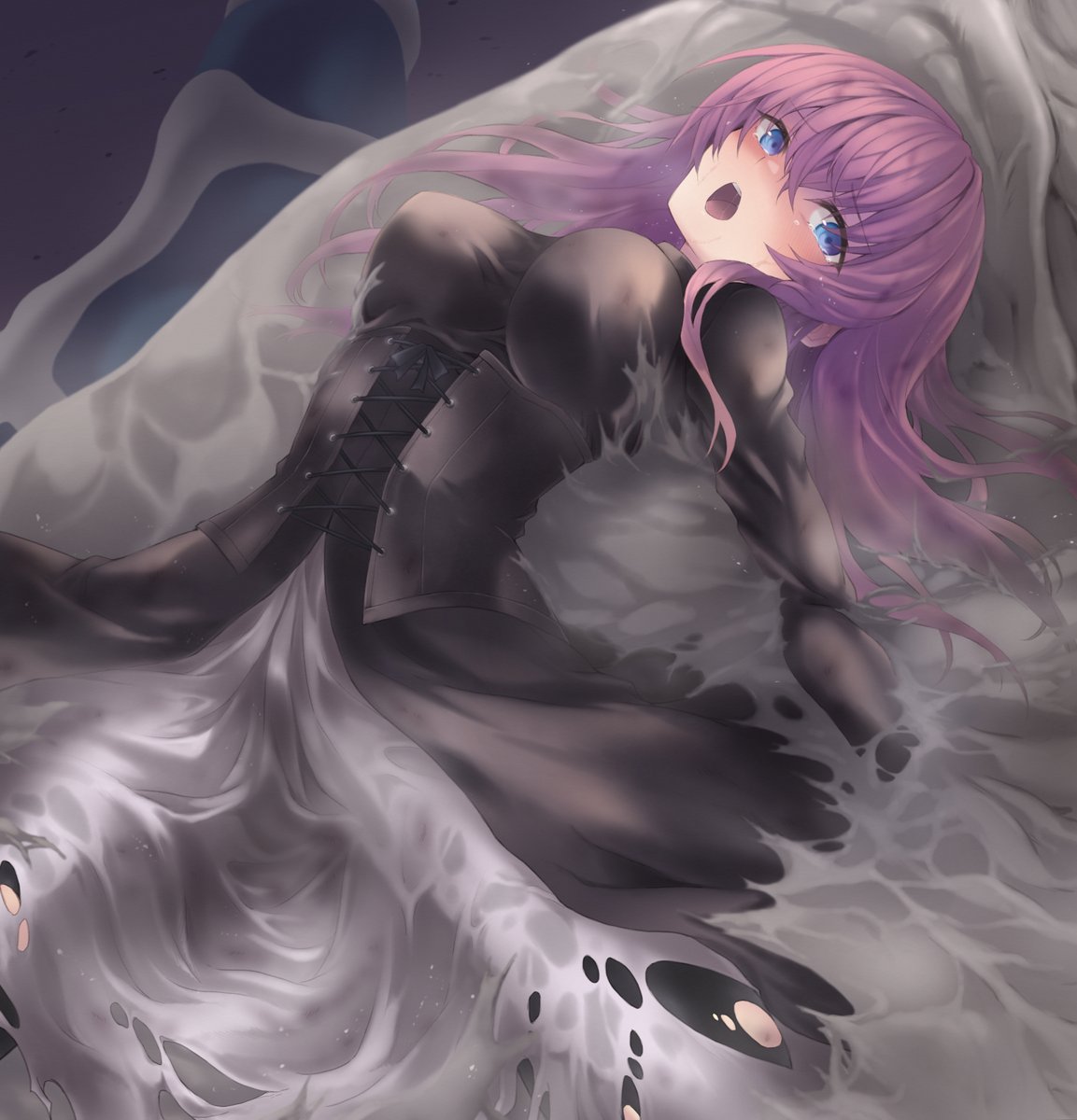 skeb納品!
依頼主様のオリキャラちゃんがサクリファイスに吸収されちゃうシーンです
https://t.co/SbDLRHxOKF 