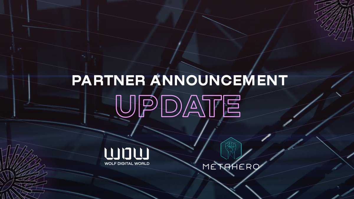 Hello HEROes✊

The partner involved in today's announcement has kindly asked for a few more days to push it through corporate. 

👉metahero.io/news/partner-a…

Rest assured the partnership is final.💪

We apologize for the added delay and 🙏 you for your patience.

#BeYourOwnHero