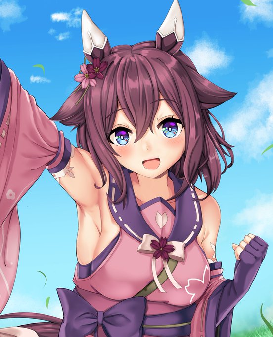 チヨノ、オーッ!なサクラチヨノオー
#ウマ娘プリティーダービー 
#ウマ娘 