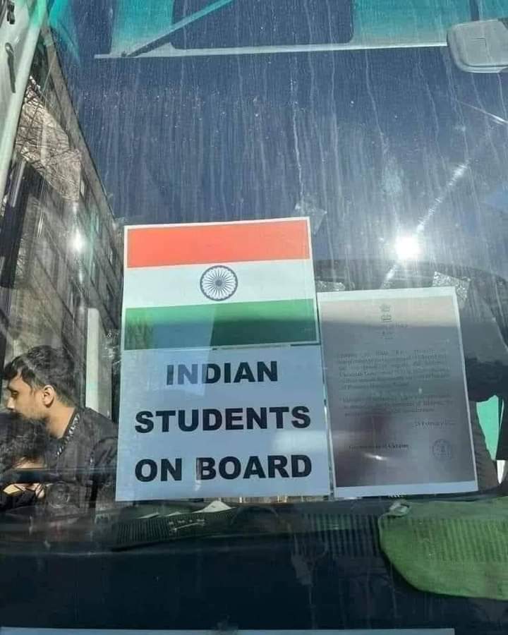 Jayant8815's tweet photo. Where jets are roaring, cruise missiles roaring, bullets raining, helicopters and tanks roaming the city .. the tricolor on your vehicle is guaranteed to save your life.

  This status is made

 "It's a small thing to say, it's a big thing to think about"
#UkraineRussiaWar https://t.co/tJAV27KdRC