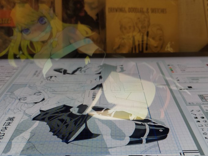 原稿から印刷物へ…相当嫌がりましたが拘束しているので無事皆さんのお手元まで届くと思います。 