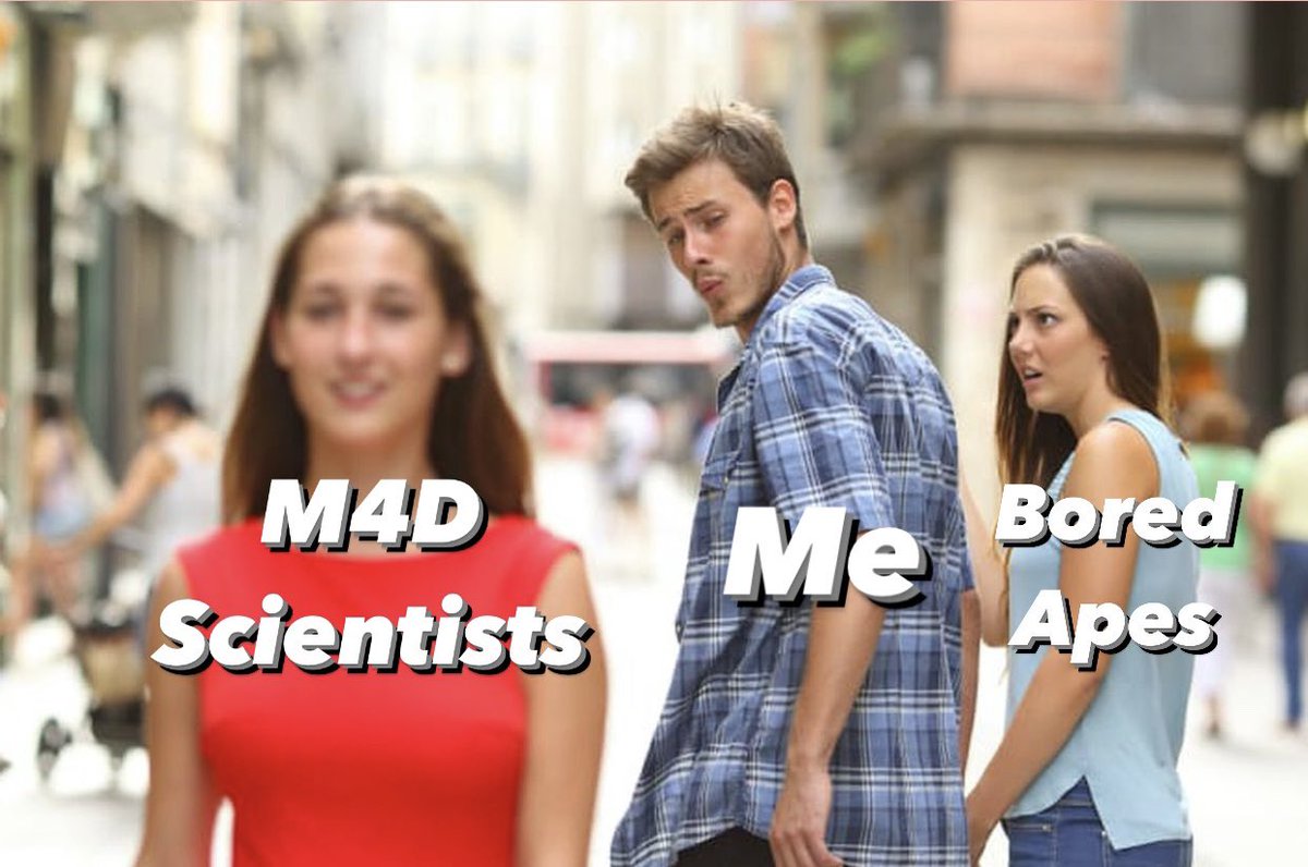 Scientists_M4D's tweet photo. The Mid Apes don't want the smoke 🥱 @BoredApeYC 

To mint an M4D Scientist: https://t.co/GjD3Gq1Qlo

Join the Discord: https://t.co/6XcPpgS7Oc

#NFT #NFTDrop #NFTCommunity #NFTGiveaway #Discord #Crypto #Ethereum #ETH #BoredApes https://t.co/F3OTxew4oT