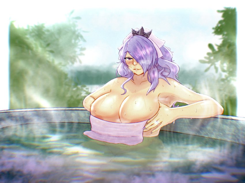“Hello sweetie~ come to join for bath time?”