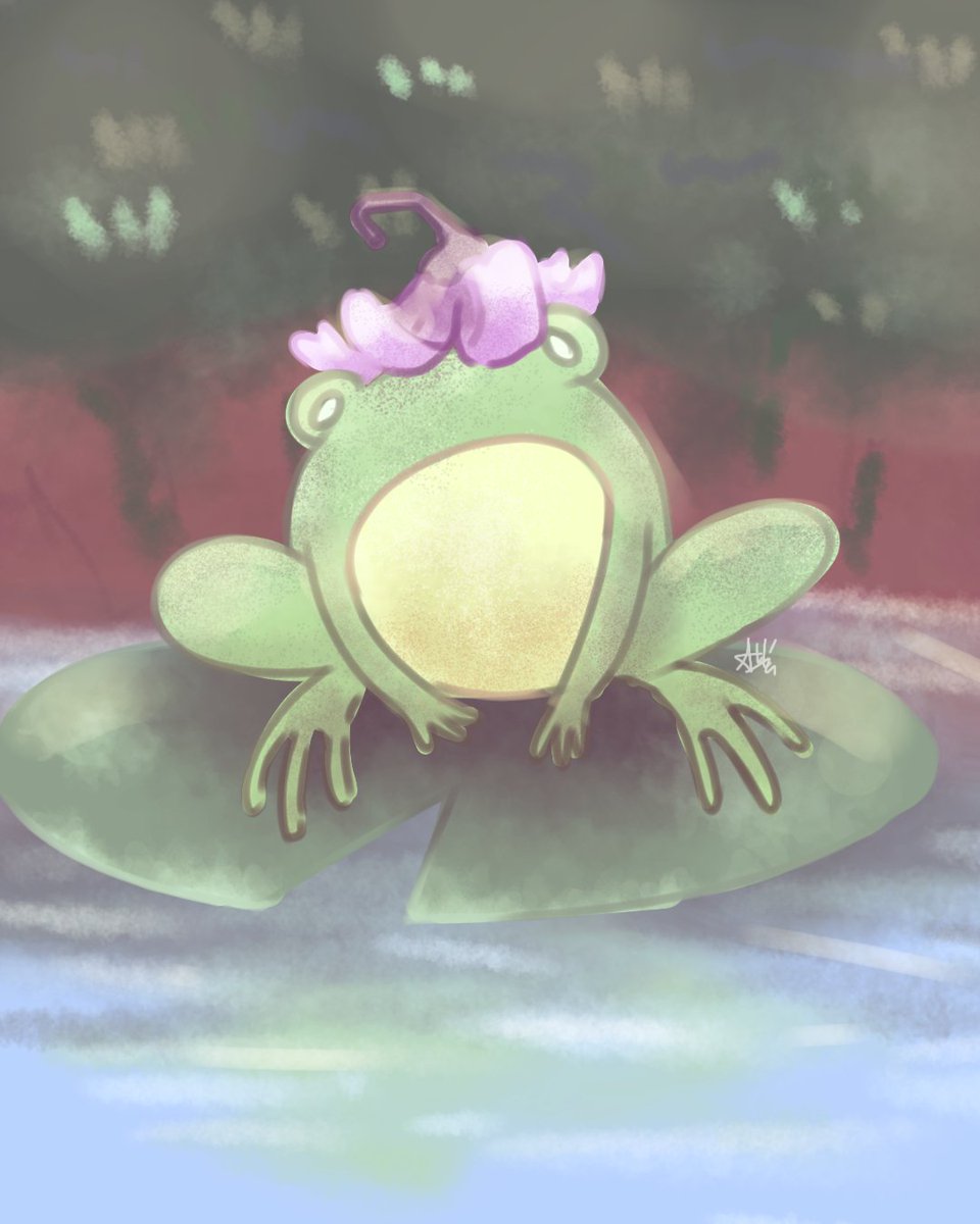 Atinyladybug's tweet photo. Frog
#art #digitalart #frog #flowerfrog #aesthetic https://t.co/56HxSDpUUE