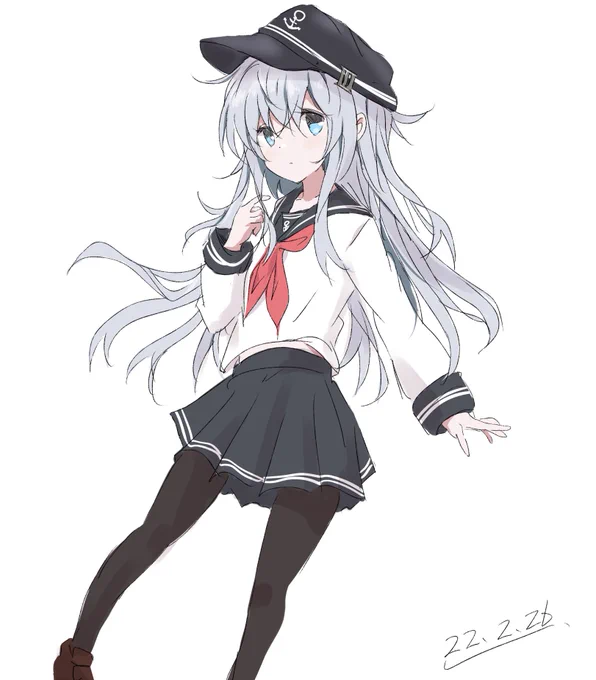 こんなときだけど響ちゃんを描く( i _ i )
#艦これ 