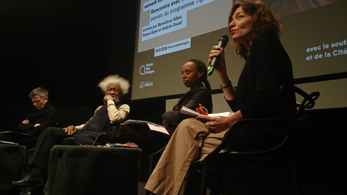tigritudes_2022's tweet photo. ✨ Rencontre exptionnelle avec Wole Soyinka au @forumdesimages
#wolesoyinka #tigritudes https://t.co/0vsyIOSCiE