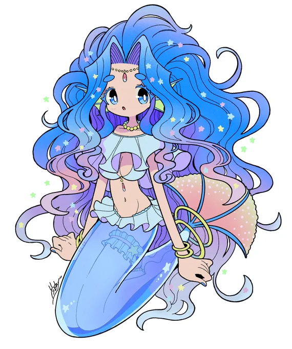 これは弟に頼まれて描いたウエンディ🐟
#SB69 