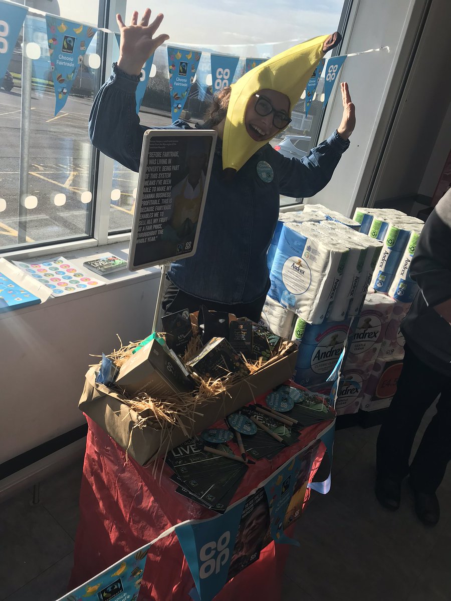 Thank you to everyone who took the time to speak to us today about #FairTrade, we met some lovely people and hopefully convinced a few of you to try some of our wonderful Fair Trade products . 💚 Ask our brilliant team in-store or head to 👉 coop.co.uk/our-suppliers/… for more!