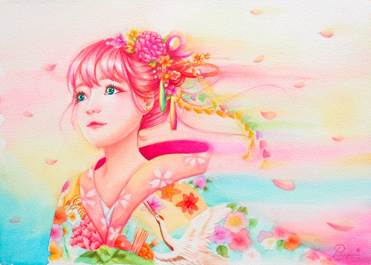 I just listed “Flying with my wings” for sale on @withFND! 🌐

foundation.app/@tuckoparipari… 
#Watercolor #NFT #NFTCommunity #NFTdrop #waifu  #AnimeNFT