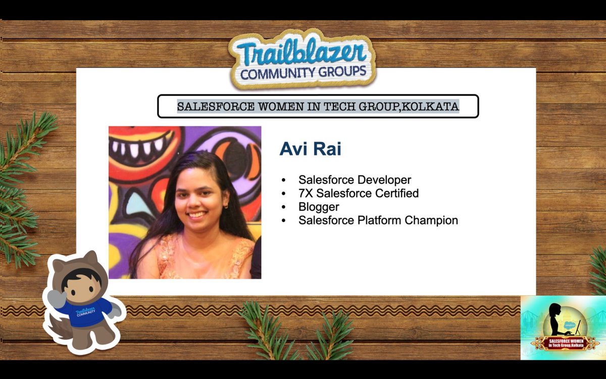 witkolkata's tweet image. We&apos;re live with our Lightning Web Components Workshop Part-6🔥

Join us here to stand a chance to win Certification Vouchers, Salesforce Swags or WIT,Kolkata swags : trailblazercommunitygroups.com/events/details…

#TrailblazerCommunity #witkolkata #witLWC