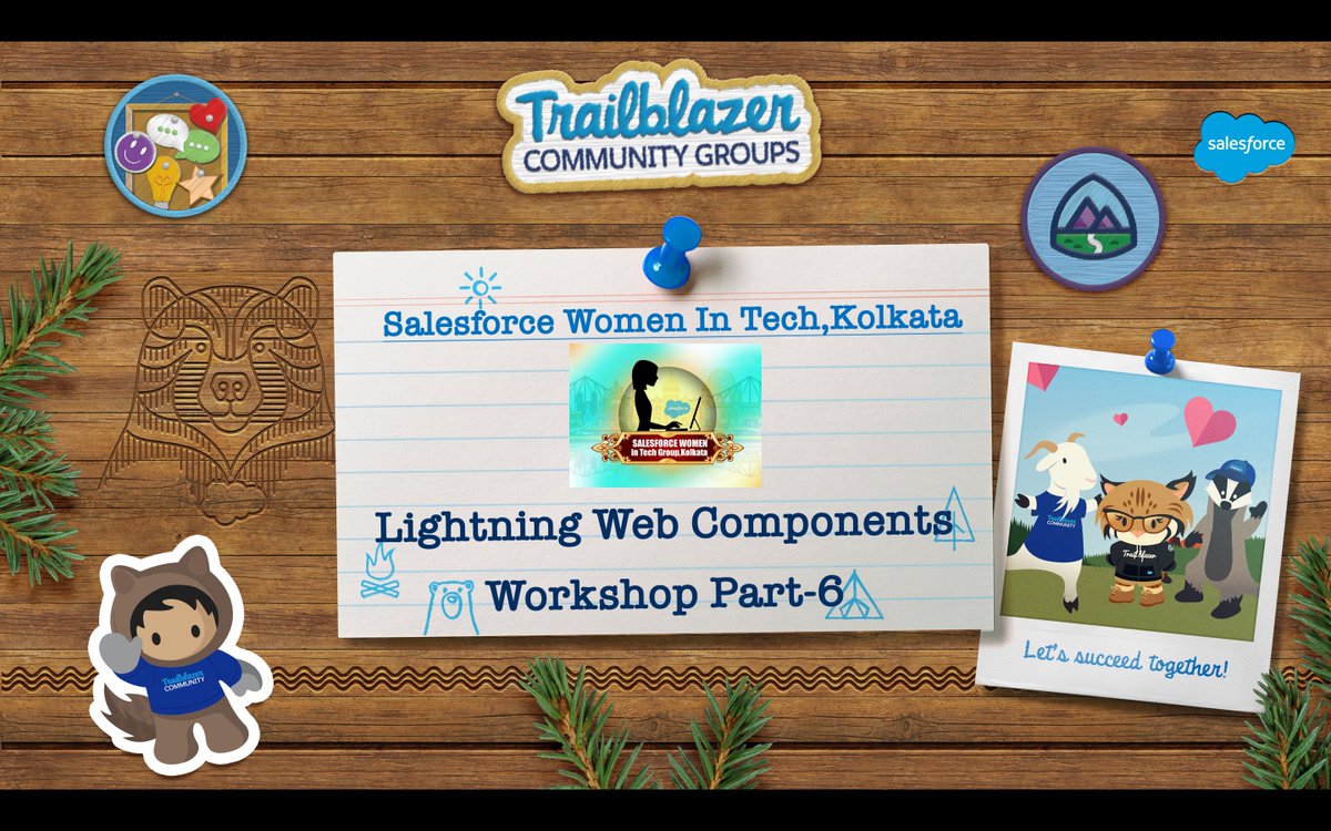 witkolkata's tweet image. We&apos;re live with our Lightning Web Components Workshop Part-6🔥

Join us here to stand a chance to win Certification Vouchers, Salesforce Swags or WIT,Kolkata swags : trailblazercommunitygroups.com/events/details…

#TrailblazerCommunity #witkolkata #witLWC