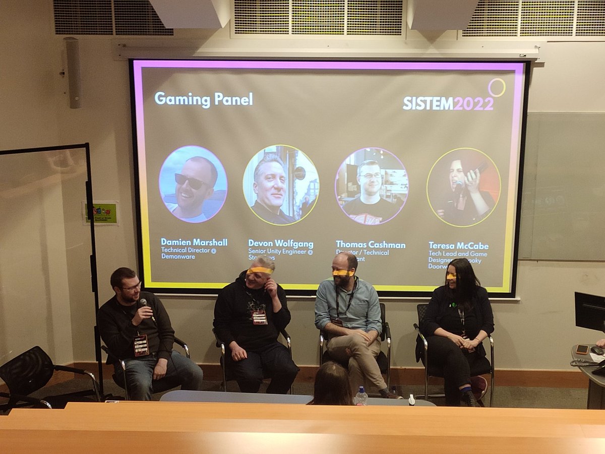 durgesh_ucd's tweet image. Gaming Panel is next level! I&apos;m lovin&apos; it.
If #SISTEM2022 gamified all their sessions, this session would definitely compete for top spot!