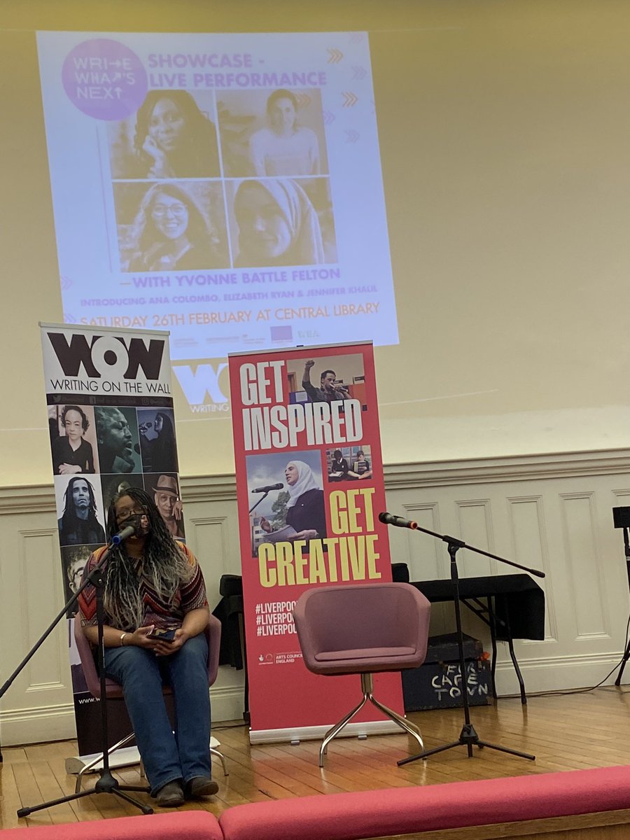 Mike Morris (@movver) on Twitter photo Getting started at the Liverpool Year of Writing event at Central Library with novelist Yvonne Battle Felton, introduced by <a href="/wowfest/">Writing on the Wall</a> Project Manager Amy Carrington, to be followed by new writers from out Write What’s Next Project #liverpoolwrites <a href="/Liverpoollib/">Liverpool Libraries and Information Services</a> <a href="/LiverpoolWrites/">LiverpoolWrites</a> Getting started at the Liverpool Year of Writing event at Central Library with novelist Yvonne Battle Felton, introduced by <a href="/wowfest/">Writing on the Wall</a> Project Manager Amy Carrington, to be followed by new writers from out Write What’s Next Project #liverpoolwrites <a href="/Liverpoollib/">Liverpool Libraries and Information Services</a> <a href="/LiverpoolWrites/">LiverpoolWrites</a>