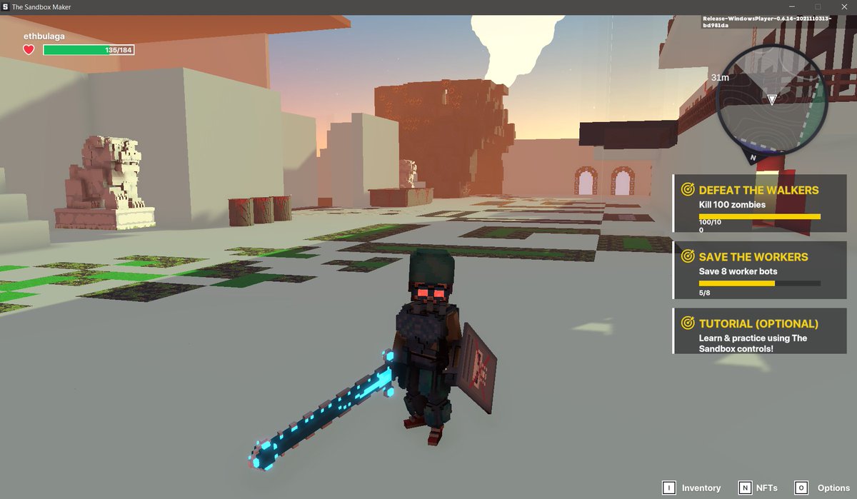 ethbulaga's tweet image. Cleared the Zombie Floor 😁
@GuildOfGuardian X @TheSandboxGame
 #GOGxSANDBOX #fortheEmpire