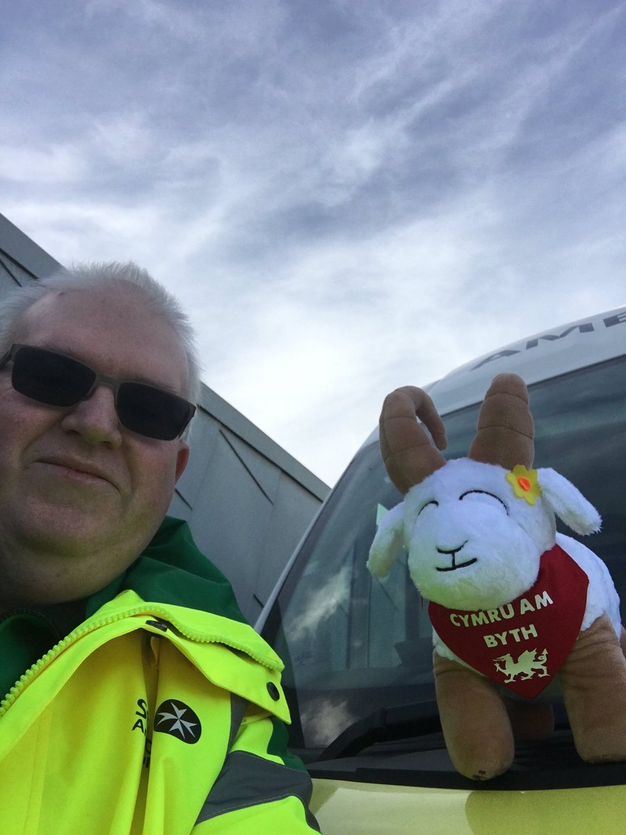 RodP34's tweet photo. Out on duty with @SJACLlandudno at the @StDavidsHospice sea dip. Trialling the new uniform with a new recruit @SJACChiefVol https://t.co/0Lt3PPoaiV