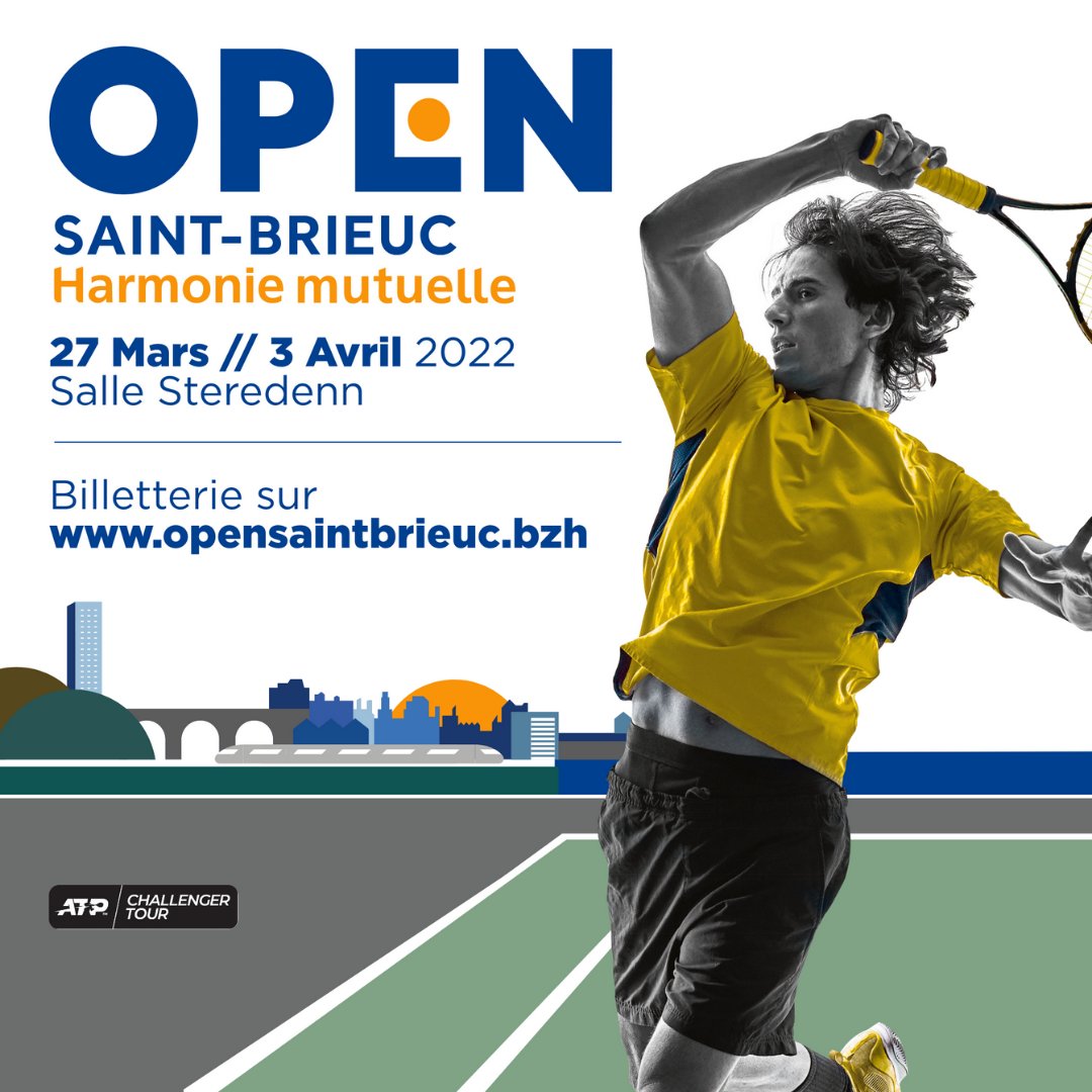 𝗕𝗜𝗟𝗟𝗘𝗧𝗧𝗘𝗥𝗜𝗘 𝗘𝗡 𝗟𝗜𝗚𝗡𝗘 🎟️
Réservez vos billets sur opensaintbrieuc.bzh/billetterie 
👉Gratuit pour les -14 ans
👉De 5€ à 10€
👉Pass WE des finales 15€
#opensaintbrieuc