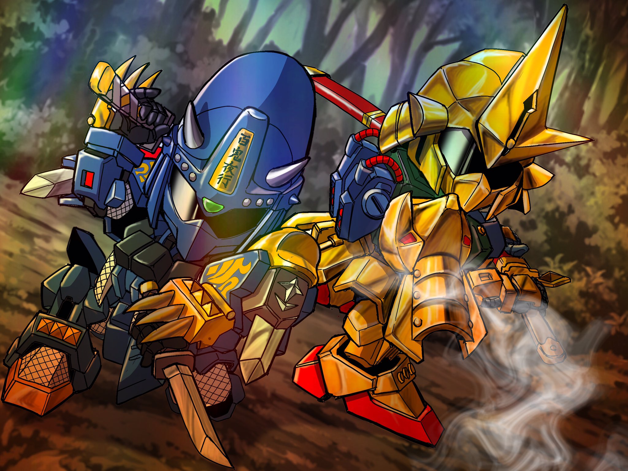 よしや 百士貴 百鬼丸 金色塗るのが大好きー Sdガンダム Sd戦国伝 百式 T Co Xeu8yzs7hy Twitter