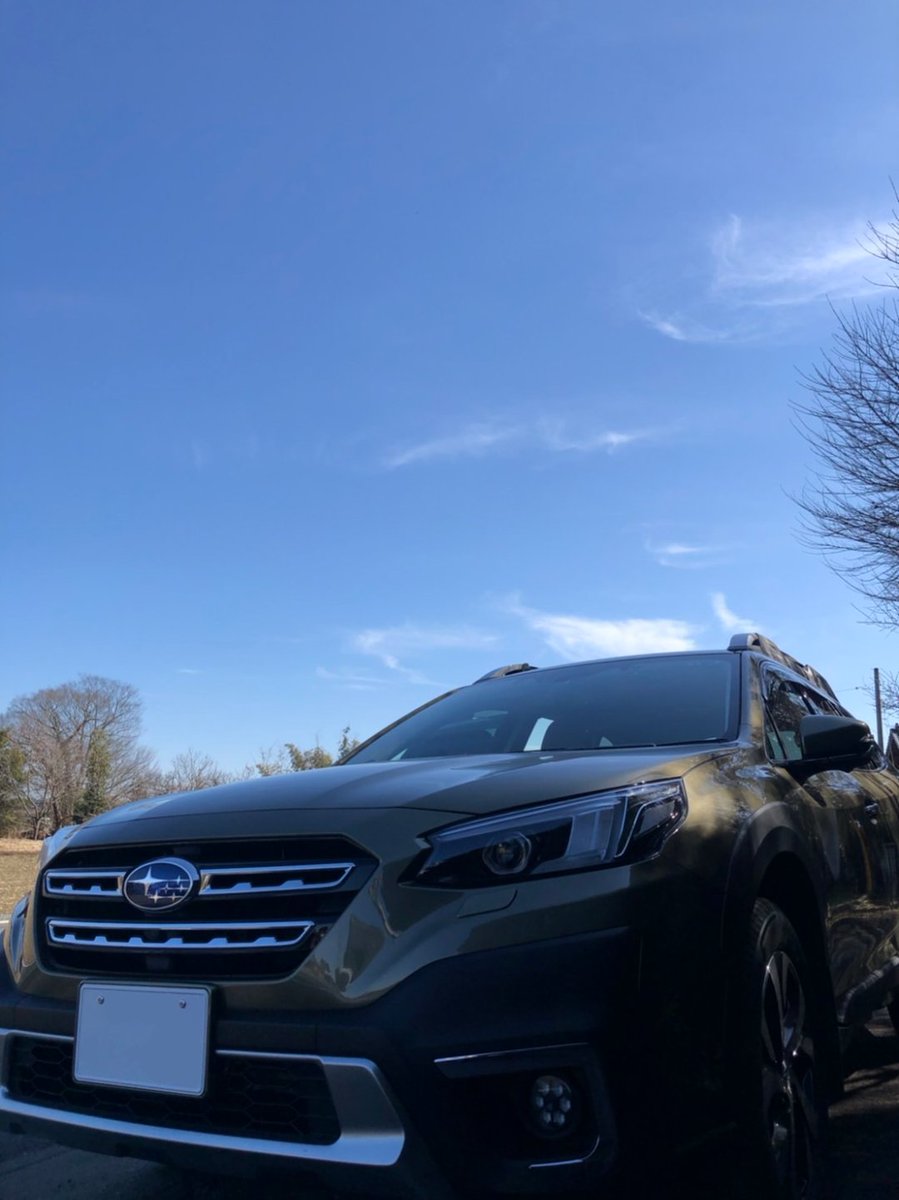 yakiimo75's tweet photo. 空色になってしまいました。
#アウトバック
#オータムグリーン・メタリック
#OUTBACK https://t.co/sjSyyJgzrL
