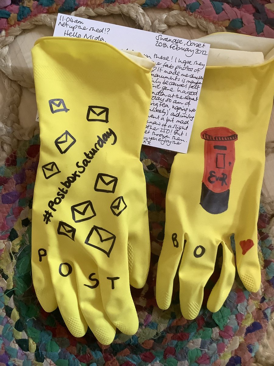 TheWritingWeb's tweet photo. To illustrate the power and joy of connecting through writing, I shared Dinahβs package and postcard with a #TheWritingWeb group. On seeing the photo of her letter writing shed, a boy who finds it difficult to focus immediately recognised its significance. πππΎ 5/5
#WritingRocks https://t.co/9wywRjAiKi