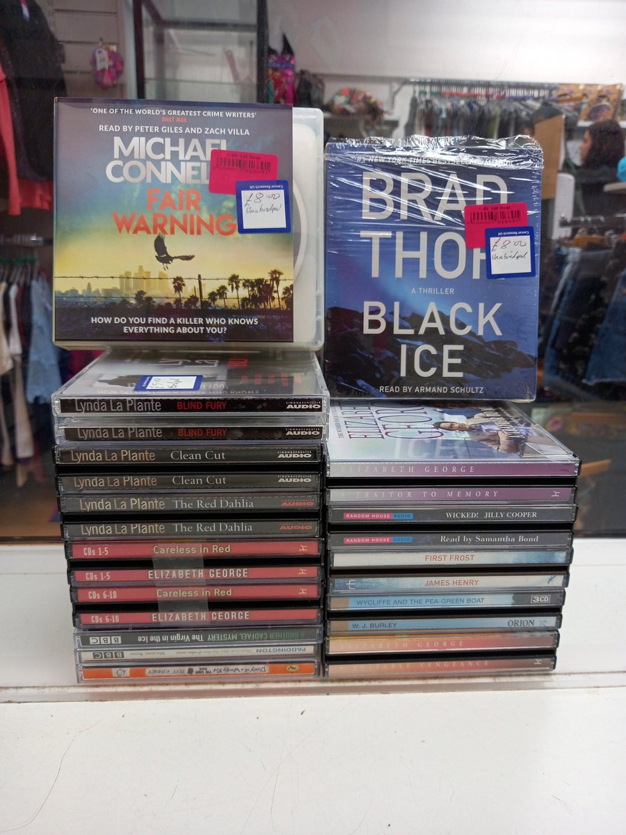 Continuing a #WorldBookDay theme we have a great collection of #audiobook in store right now. Find a big mug of tea and bigger box of biscuits and forget the world this weekend.
#audiobook #worldbookday2022 #weekendvibes #Charity #books #BookRecommendations