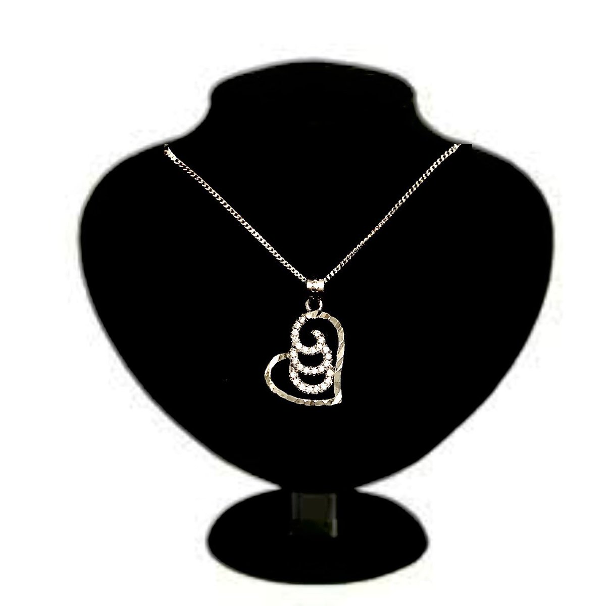 925 Sterling Silver with Gemstones Centre Design. Only £14.99