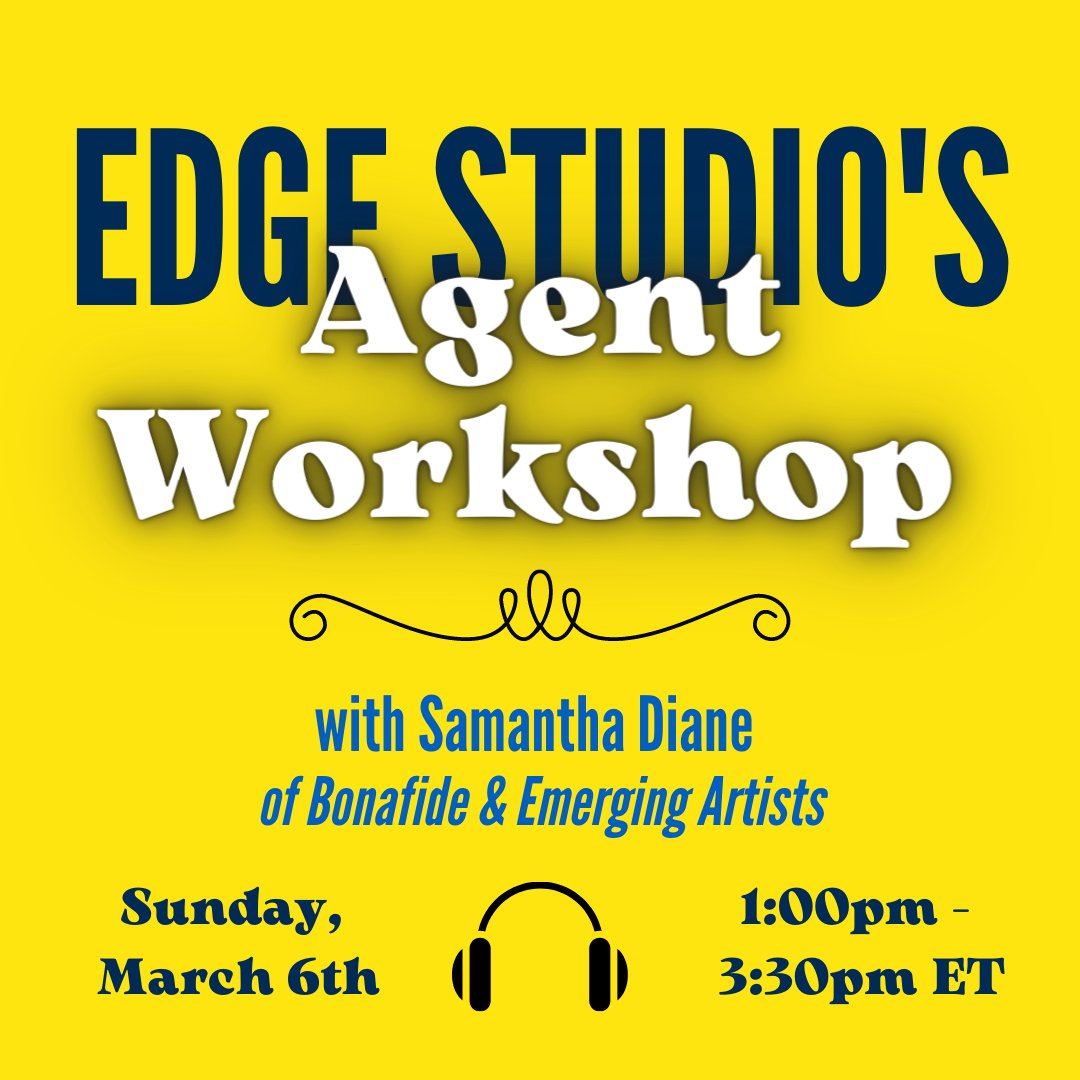 EdgeStudio's tweet photo. We are SO excited for our NEW Agent Workshop. You've got a million questions about agents, and Samantha has the answers :)
https://t.co/M1jvz2Qeht
#voiceacting #voiceover #voiceactor #edgestudiovo #voiceovers #voice #voiceoverartist #risingstar #agent #voicetalent #voagent https://t.co/qK9IH9BI9q