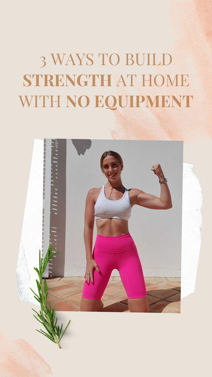 HDolke's tweet photo. 3 Ways To Build Strength At Home With No Equipment! 
Sign up for my Mindful Movement Program, starts 28th Feb: https://t.co/PvzcCCcyQT https://t.co/0fytRaZZB3