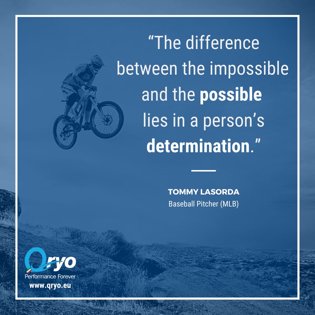 QRYO_Recovery's tweet photo. “The difference
between the impossible 
and the 𝗽𝗼𝘀𝘀𝗶𝗯𝗹𝗲 
lies in a person’s 
𝗱𝗲𝘁𝗲𝗿𝗺𝗶𝗻𝗮𝘁𝗶𝗼𝗻.”
 
𝚃𝙾𝙼𝙼𝚈 𝙻𝙰𝚂𝙾𝚁𝙳𝙰
⚾ Baseball Pitcher (MLB)

#Qryo #PerformanceForever #Quotes #SportQuotes #Motivation #TommyLasorda https://t.co/UyOwBFwPvz