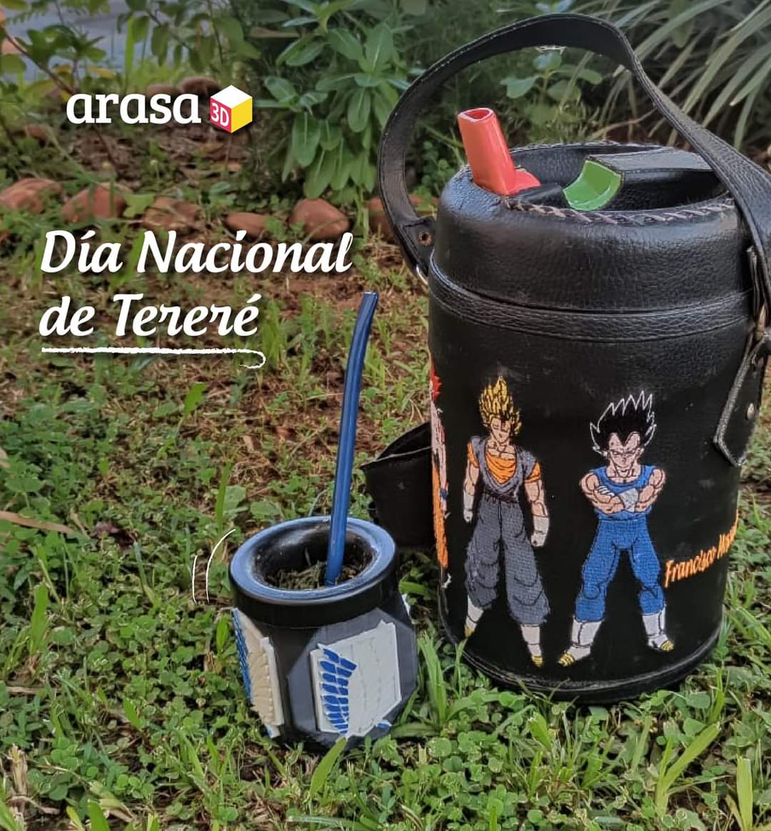 Arasa3D's tweet photo. El tereré podés tomar en la guampa que
quieras, dónde quieras, con quién quieras pero al
final.. el tereré es bien Paraguayo😎
Jaumina la tereré en una guampa impresa en 3D
¡Hetereí ko! 🧉
-Seguinos en IG y participá del sorteo de una Guampa Calavera 💀💀💀💀💀 https://t.co/s6sZOQ5UdQ