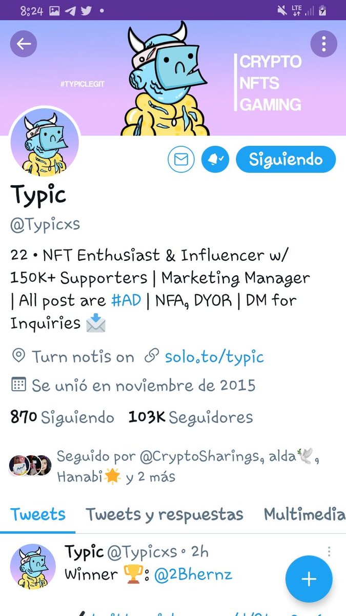 Isabel84679002's tweet photo. @GiveAwayHost @Typicxs Done https://t.co/0jk1Wwwzij