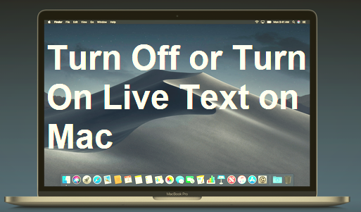 How to Turn Off or Turn On Live Text on Mac 

How to Turn Off or Disable Live Text in macOS
1. From the Apple menu bar, select Apple Icon.
2. Then, choose System Preferences.

ammarjaved.com/turn-off-or-tu…

#Mac #MacOS #MacTips #MacOSTips #LiveText #MacLiveTest