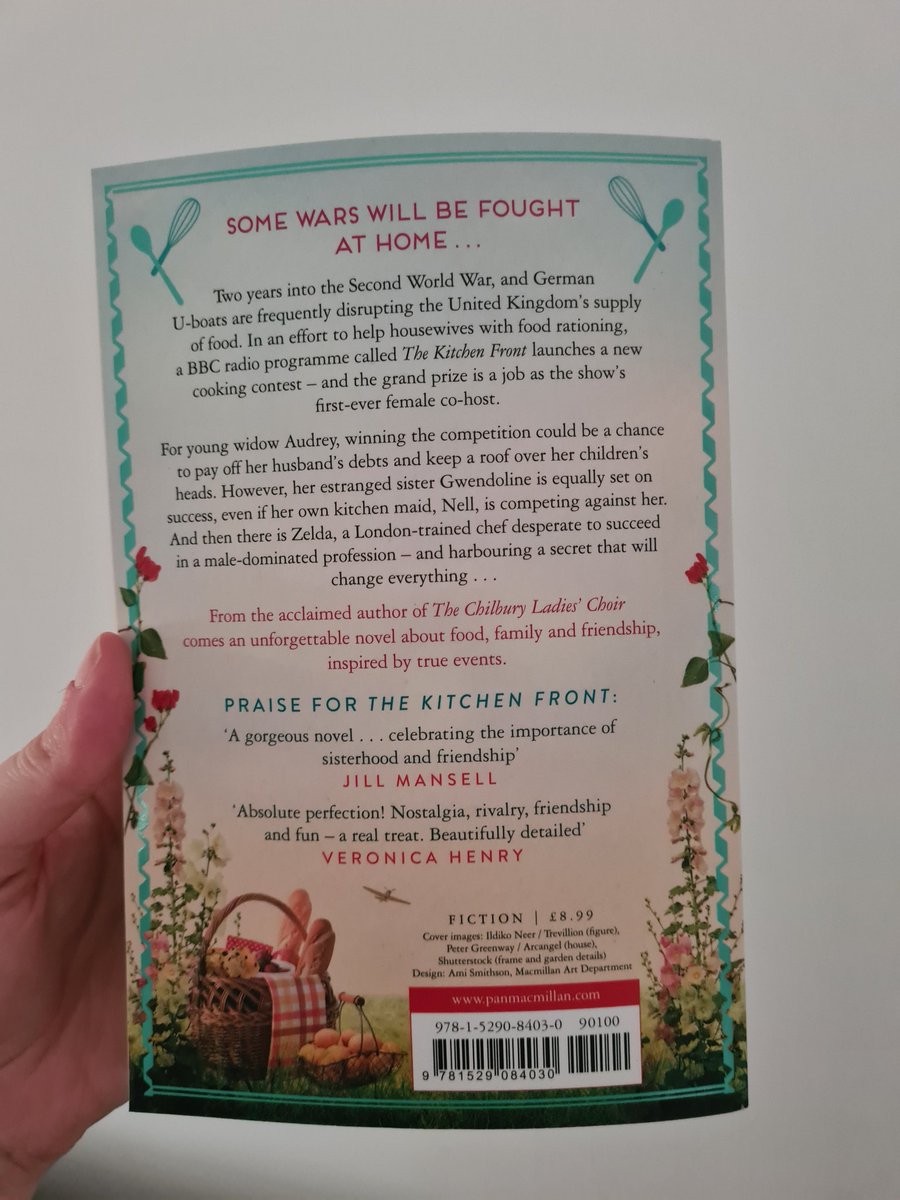 bookswithkayle's tweet photo. Thank you @panmacmillan for #TheKitchenFront ahead of my tour date with @RandomTTours 

This sounds a delicious historical fiction 🍰

🌸 Publication date: 3 March 2022
Tour date: 3 March

#BookTwitter #bookmail #BookBoost https://t.co/usfktAczfa