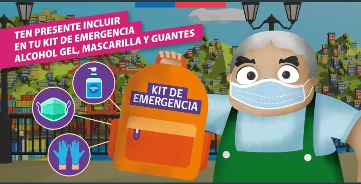 Senapred's tweet photo. #ONEMIPreviene ¿Sabes cómo armar tu #KitDeEmergencia? Previene y prepárate. Además recuerda que por el coronavirus, ahora tu kit debe contener mascarillas, alcohol gel y guantes para todos los integrantes de tu grupo familiar https://t.co/RRVqS8YB3C https://t.co/UNovLXQzrK