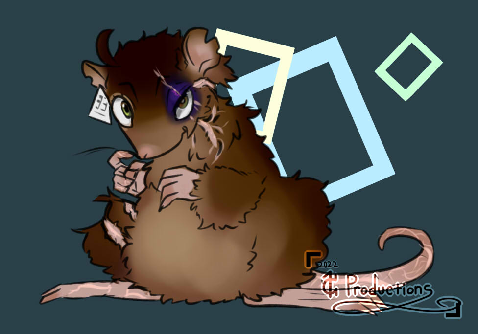 InsainCat's tweet photo. Its 6 am but its ok cuz I made Luca a RexRat cuz they are super fluffy. 

#idv #IdentityV  #lucabalsa #prisoner #idvprisoner #idvluca #identityvPrisoner #rat #rexrat #fanart https://t.co/VNH8tL11mC