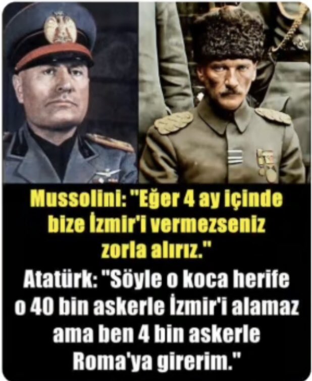 Başkomutan Mustafa Kemal Atatürk .

#DünyaLideri’ni Tarih silemez .. 

 #Zelensky #Ukrania #Moskova Özgür Tolstoy Hasan Ali Yücel Heykel Tanrı 
Yılmaz Özdil Mustafa Sarıgül Gülsüm