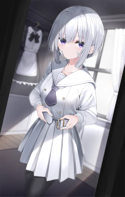 制服に着替える 