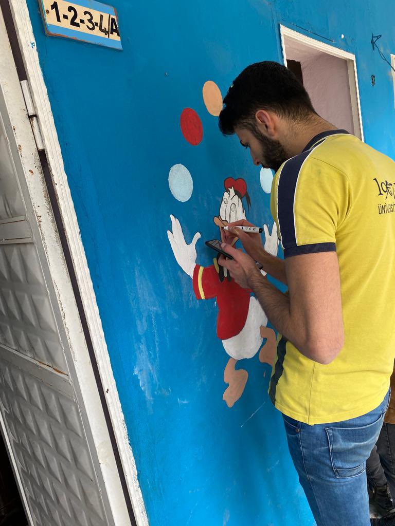 #ÜnifebCares projeleri kapsamında Mustafa Kemal Üniversitesi örgütlenmesi olarak şehrimizde bulunan bir köy okulunun eksiklerini giderdik.