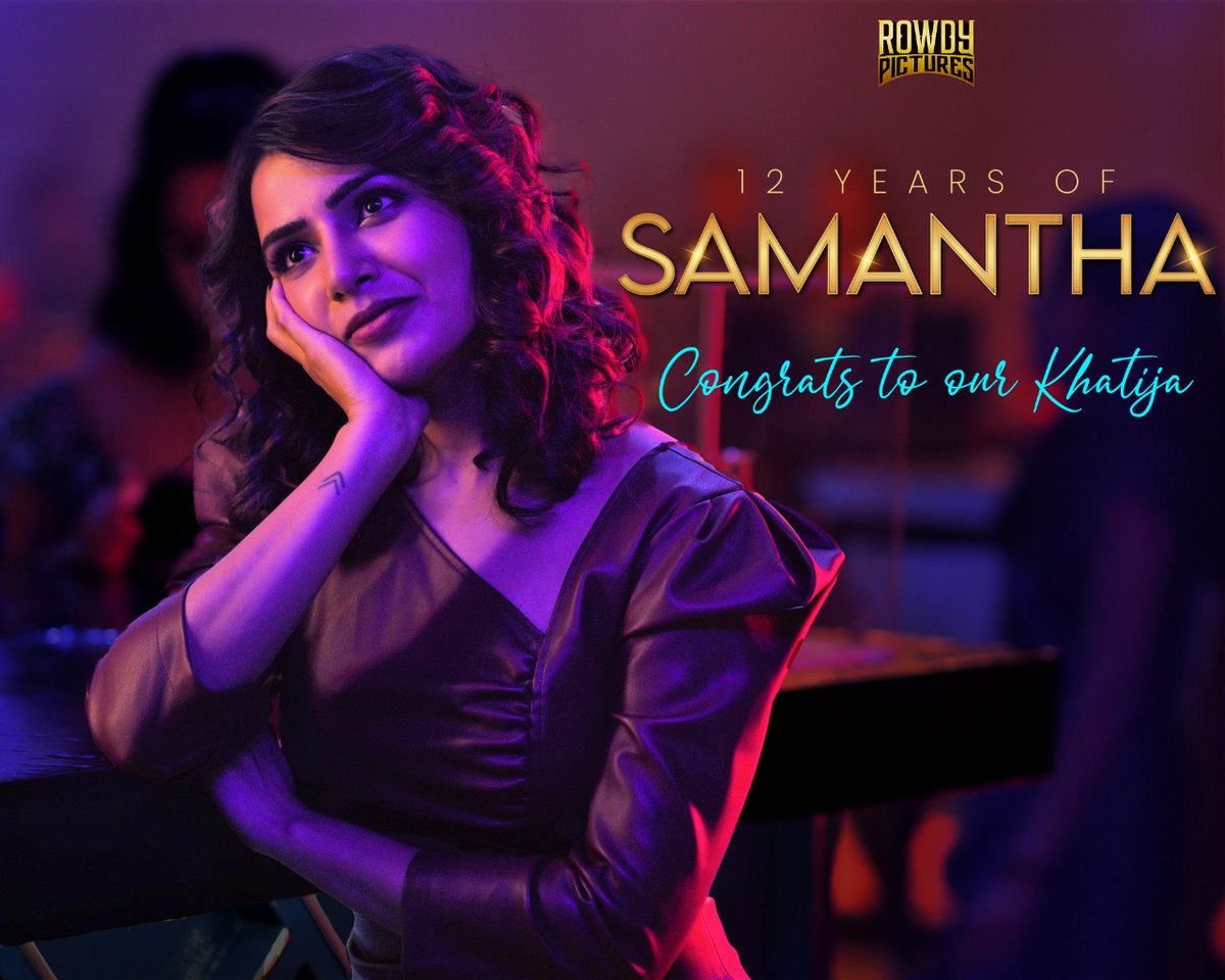 Rowdy_Pictures's tweet photo. From Jessie to Khatija, your journey has been absolutely astonishing. Congrats to our Khatija @Samanthaprabhu2 for completing 12 years in Cine Industry ❤️
#Samantha #12YrReignOfSAMANTHA #KaathuVaakulaRenduKaadhal #Rowdypictures https://t.co/XNgM45YeTc