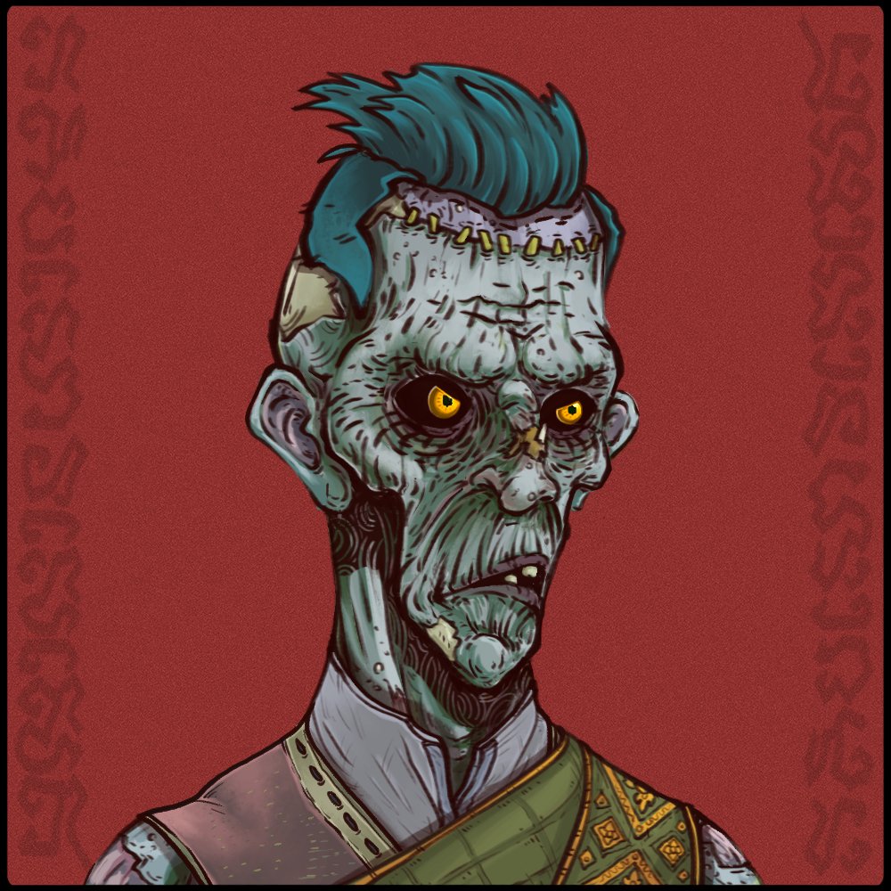 MortusNft's tweet photo. Faction: Mortus
Army: Angkorian
DNA: Rotter
Rarity: Common
Eyes: Orange Creepy
Outerwear: Green High Collar Jerkin

10k mortus tokens, first 1,000 sale starts Monday!
Join us on discord: https://t.co/ydVKpN4Qiu

#NFT #nftcollector #NFTDrop #EpicGathering https://t.co/UpWOP3Hyta