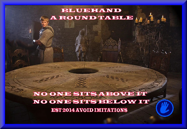 BluehandRising's tweet photo. #Bluehand is a round table..no one sits above it and no one sits below it.. est 2014 ..Join us!! #BluehandFamily #Projectsafehaven https://t.co/tjbn5JCQIN