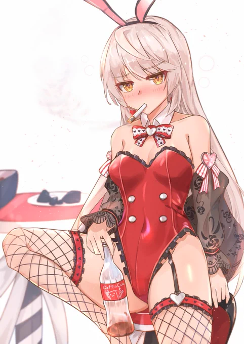 コーラで酔っちゃう系キャラだったヒルデ
#カウンターサイド 
