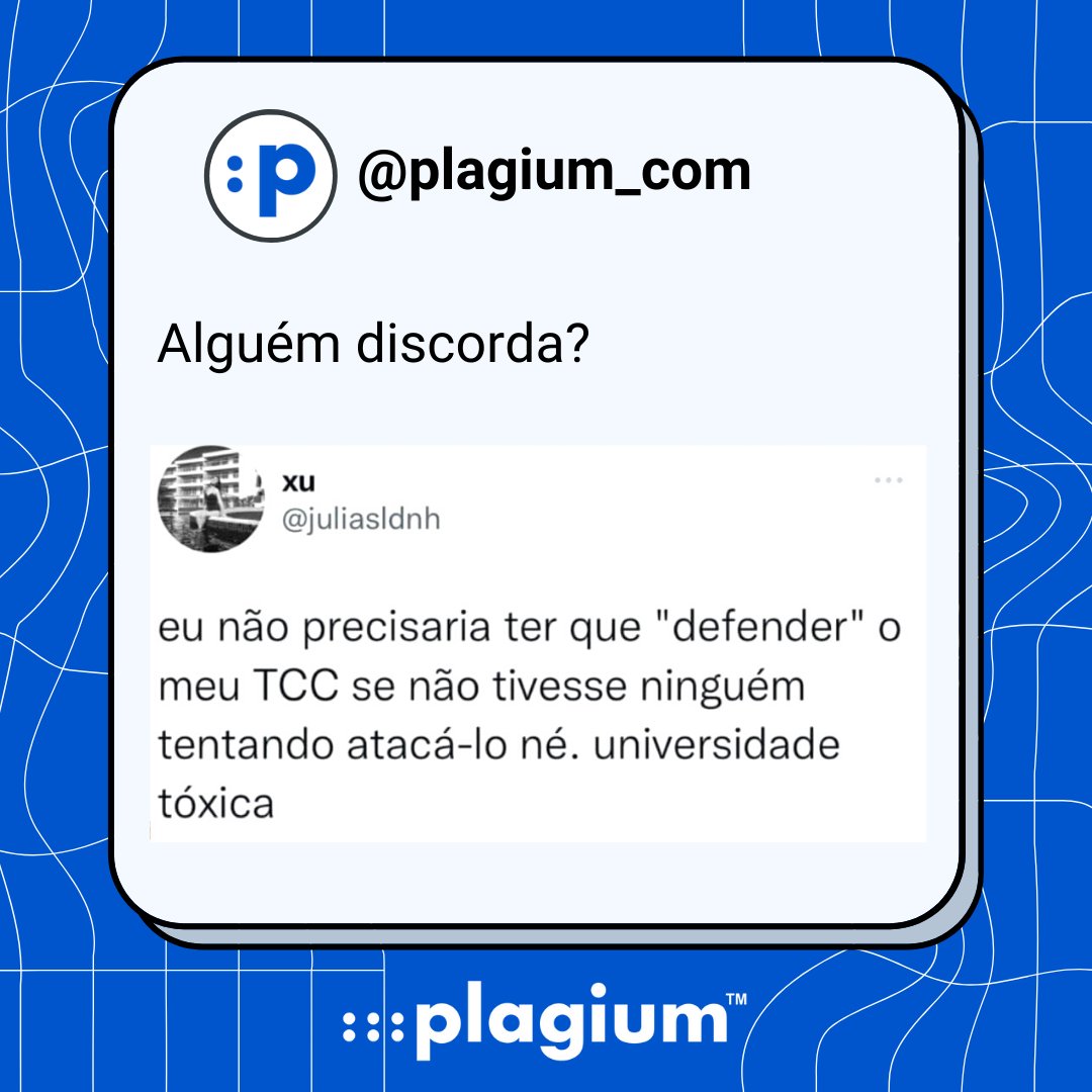 Plagium_com's tweet photo. É complicado saber que tudo que a gente fizer, vai ter alguém pra atacar! Não é fácil a vida do aluno… https://t.co/pfQ1rcIcgI