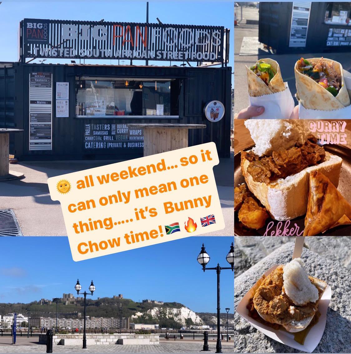 Howzit peeps! Good news, it’s glorious 🌞 this weekend & that can only mean one thing. It’s time to come over for all our tantalising 🇿🇦 treats! #DurbanCurries, #BunnyChow, #Samoosas, #BoerieRolls, #Biltong we’ve got the lot! So go on & treat yourself, family & friends💖 BPF Crew