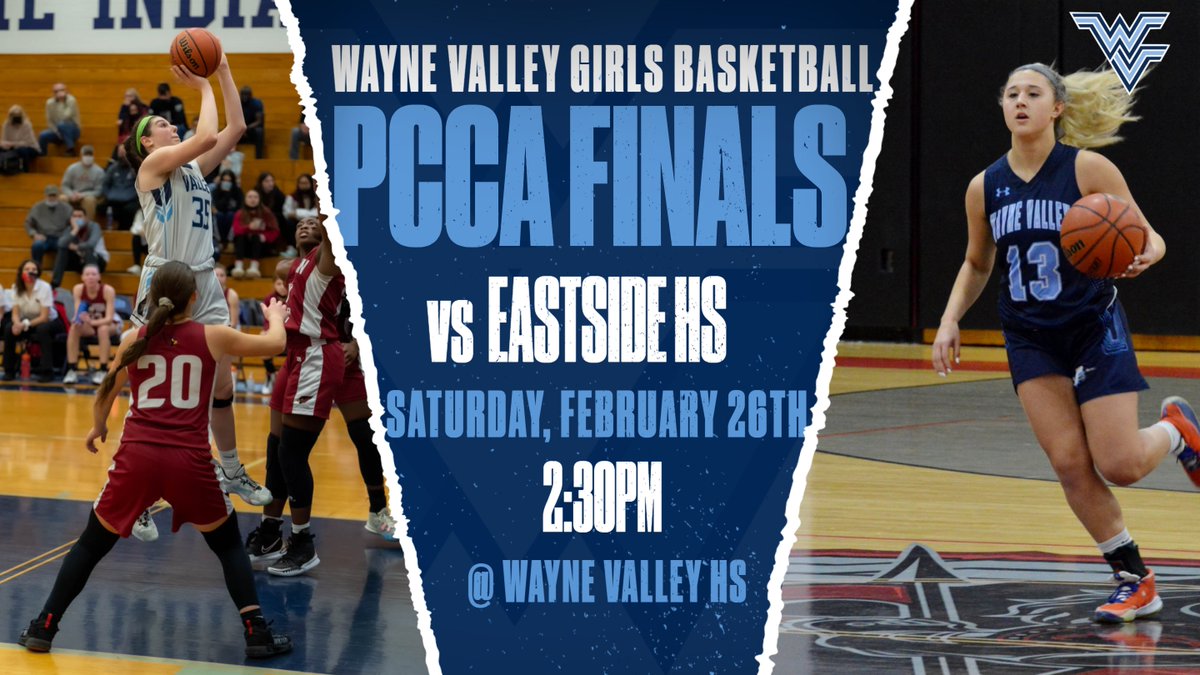 wvalleyathletic's tweet photo. Good luck to our Girls Basketball Team who are looking to defend their Passaic County Championship vs Eastside HS on Saturday, February 26th 2:30pm @ Wayne Valley. Please come out and support our Girls! #VALLEYPRIDE  @WayneValleyHS @WVHS_Principal https://t.co/MHCKiZw3rO