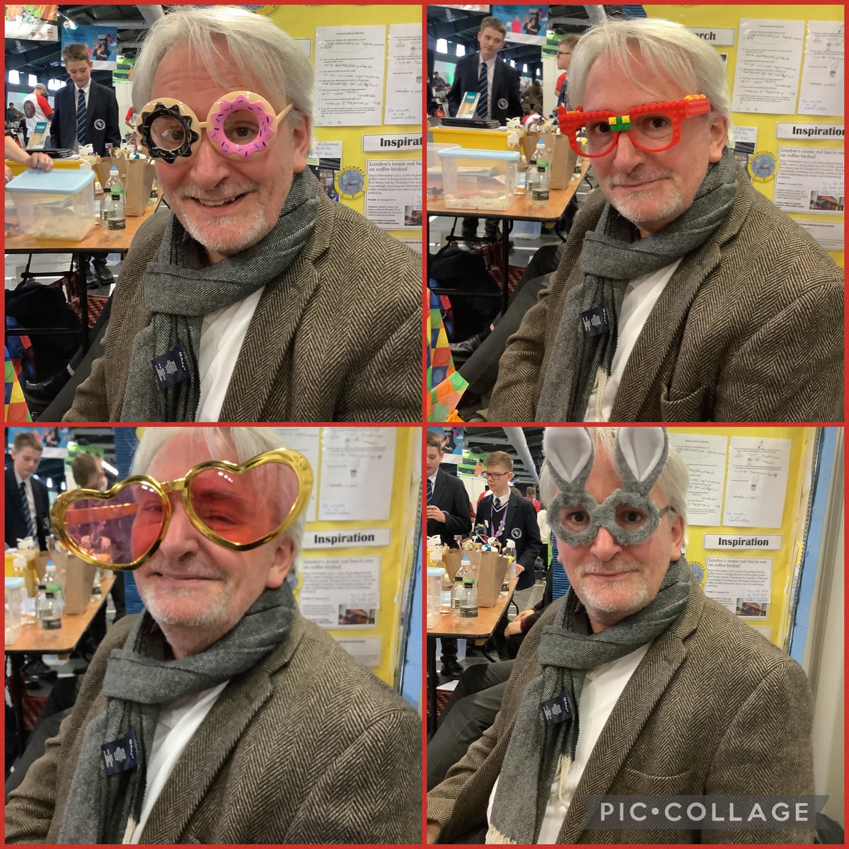 CPSLegoRobotics's tweet image. Check our Mr Storey’s groovy new glasses, which style do you prefer?