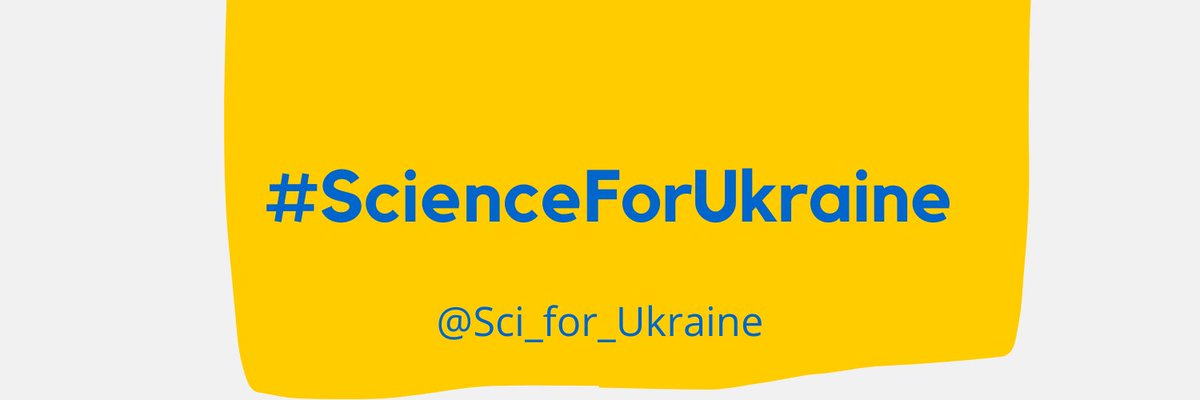 .@Sci_for_Ukraine will be collecting information and tweeting about the help universities and research institutions offer to students and researchers from #Ukraine. Please use #ScienceForUkraine hashtag to help us to find your tweet! #standForUkraineNow #RussiaInvadesUkraine