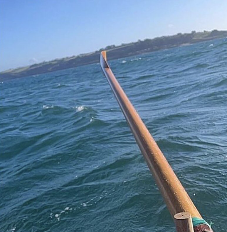 Great training for #WPGC2022. Three <a href="/RowingInPenryn/">Penryn Rowing Club</a> crews out today on the Carrick Roads high seas including one keen junior filling in for the ladies. #gigrowing #penrynrowingclub